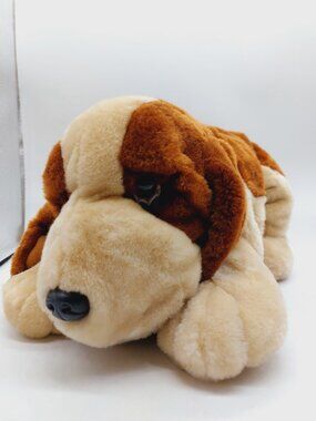 Best Made Toys Large Plush Basset Hound 22" Laying Flat Puppy Dog